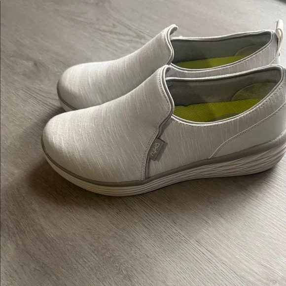 Ryka Women's White Slip-On Sneakers - Picture 2 of 5